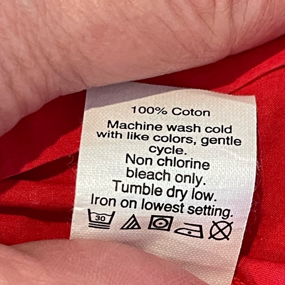 J. Crew Bow-Back Peplum Red Sleeveless Top, 100% Cotton, Size Small - Picture 5 of 10